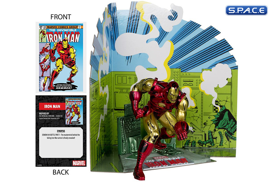 1/10 Scale Iron Man from The Invincible Iron Man 126 PVC Statue (Marvel)