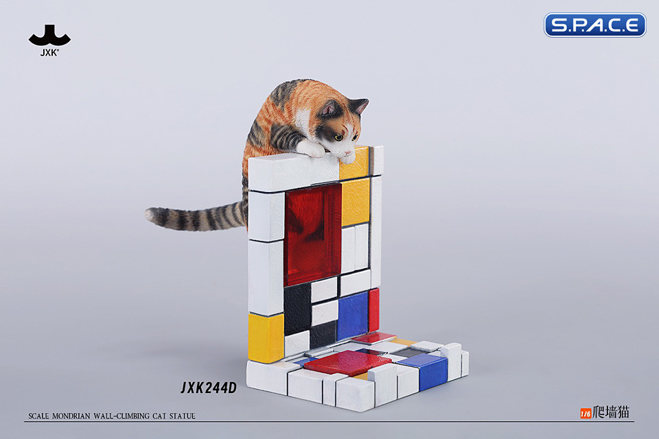 1/6 Scale Wall-Climbing Cat (red/grey)