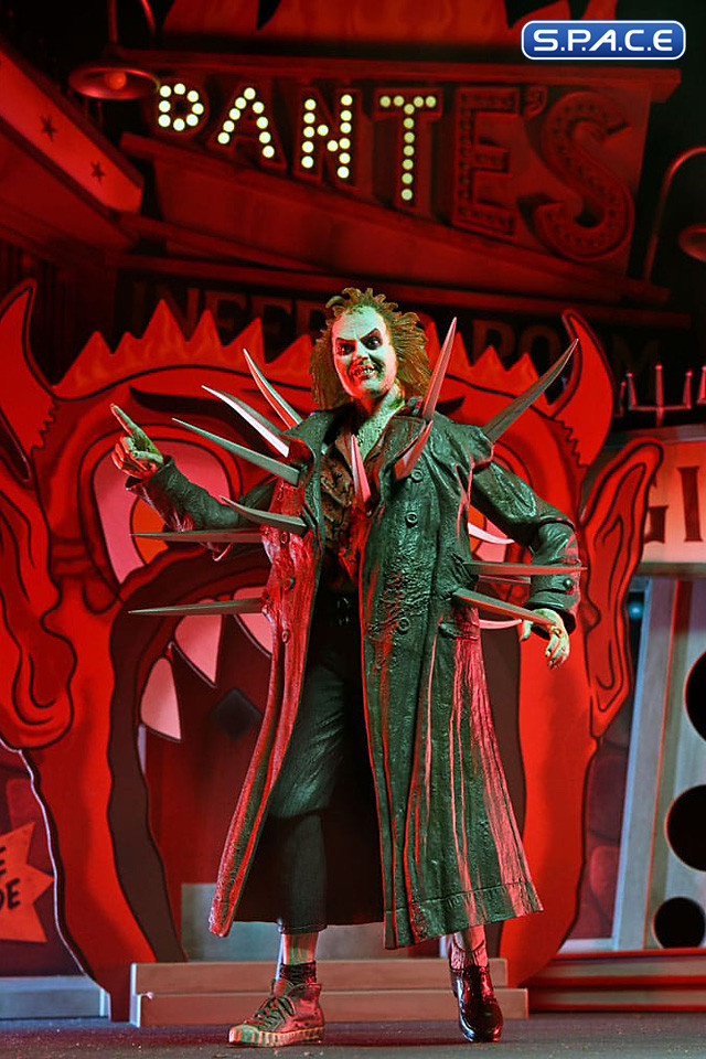 Ultimate Beetlejuice in Trench Coat with Spikes & Dantes Inferno Room Deluxe Set (Beetlejuice)