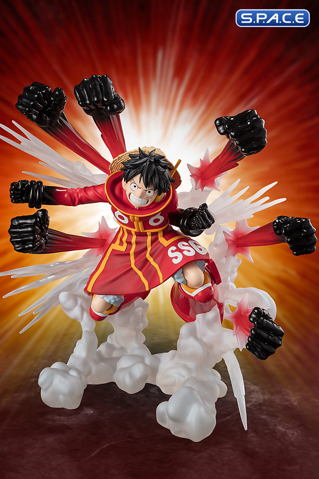 FiguartsZERO Extra Battle Monkey D. Luffy Gum-Gum Hawk Gatling PVC Statue (One Piece)