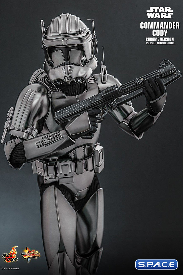 1/6 Scale Commander Cody Movie Masterpiece MMS734 - Chrome Version (Star Wars)