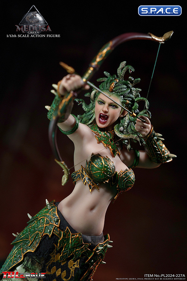 1/12 Scale Green Medusa - Snake Tail Version