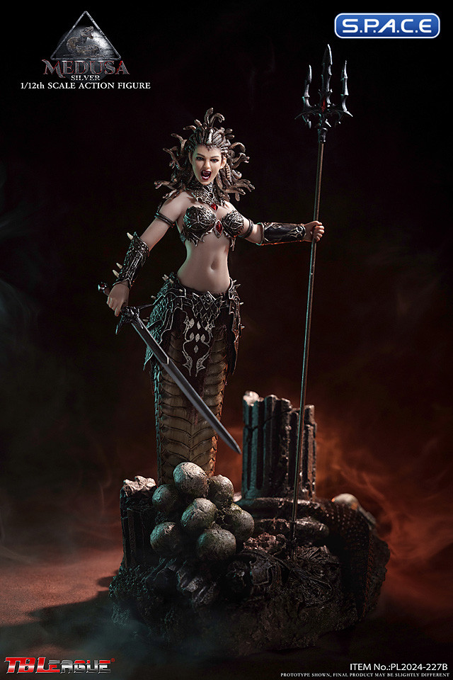 1/12 Scale Silver Medusa - Snake Tail Version