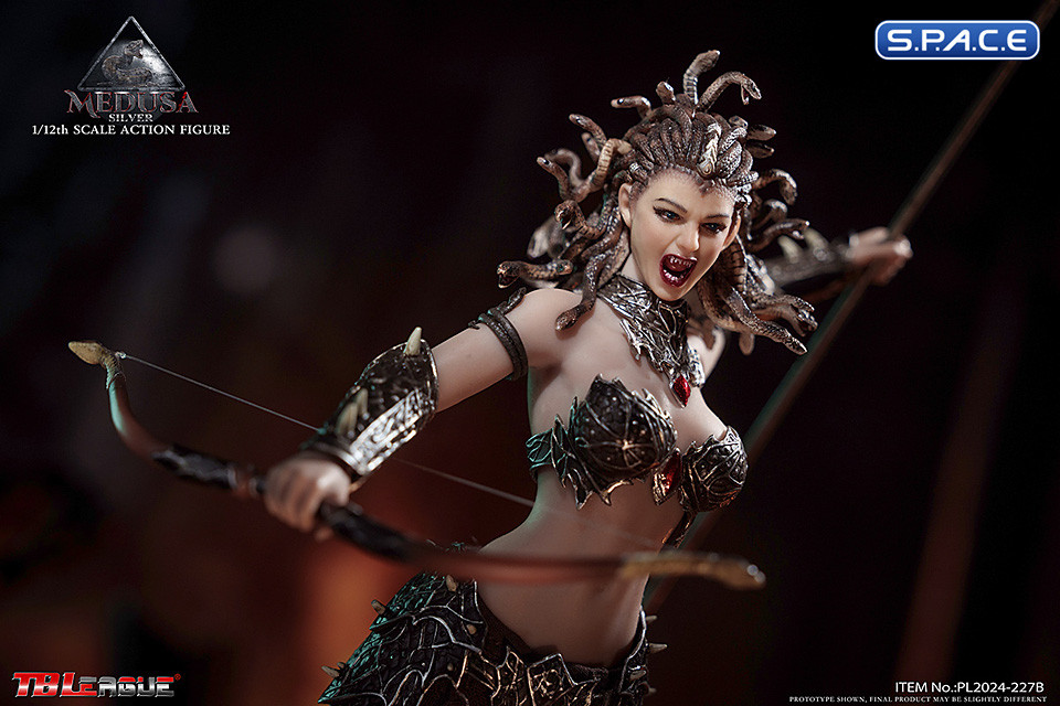 1/12 Scale Silver Medusa - Snake Tail Version