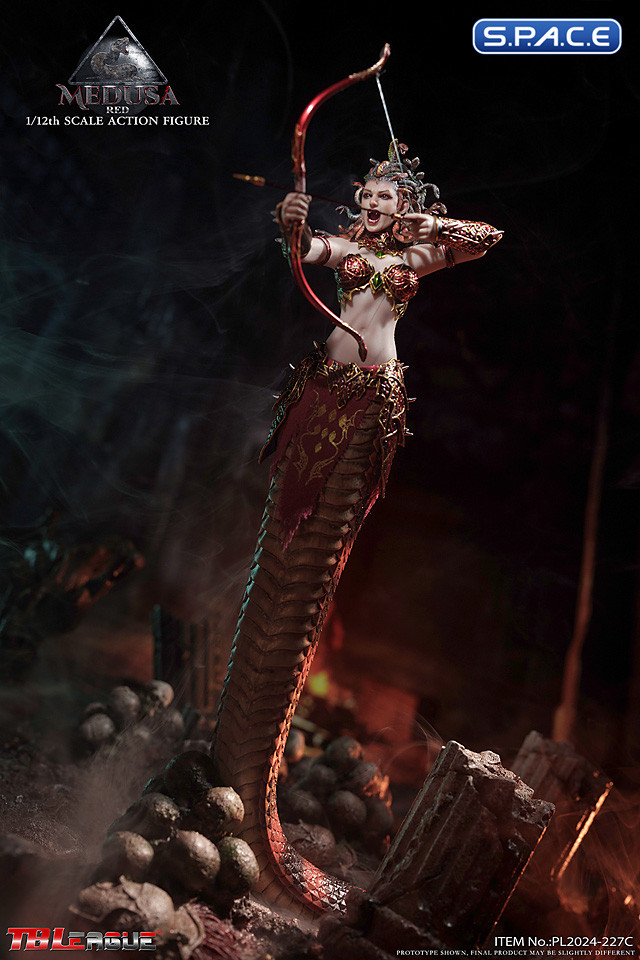 1/12 Scale Red Medusa - Snake Tail Version