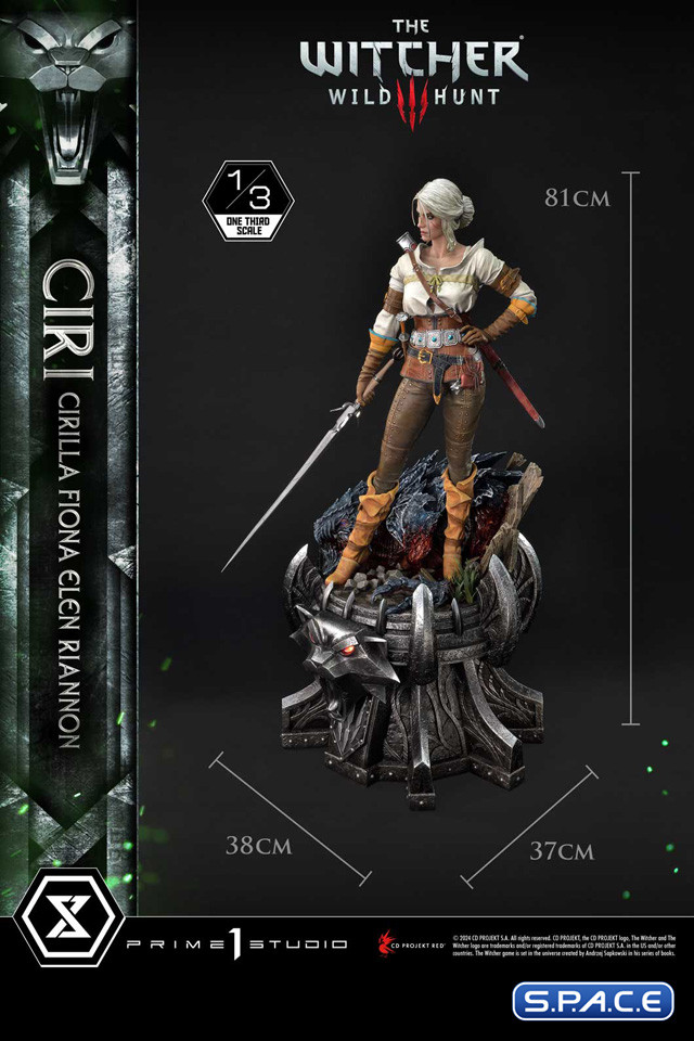 1/3 Scale Ciri Fiona Elen Riannon Museum Masterline Statue - Bonus Version (The Witcher 3: Wild Hunt)