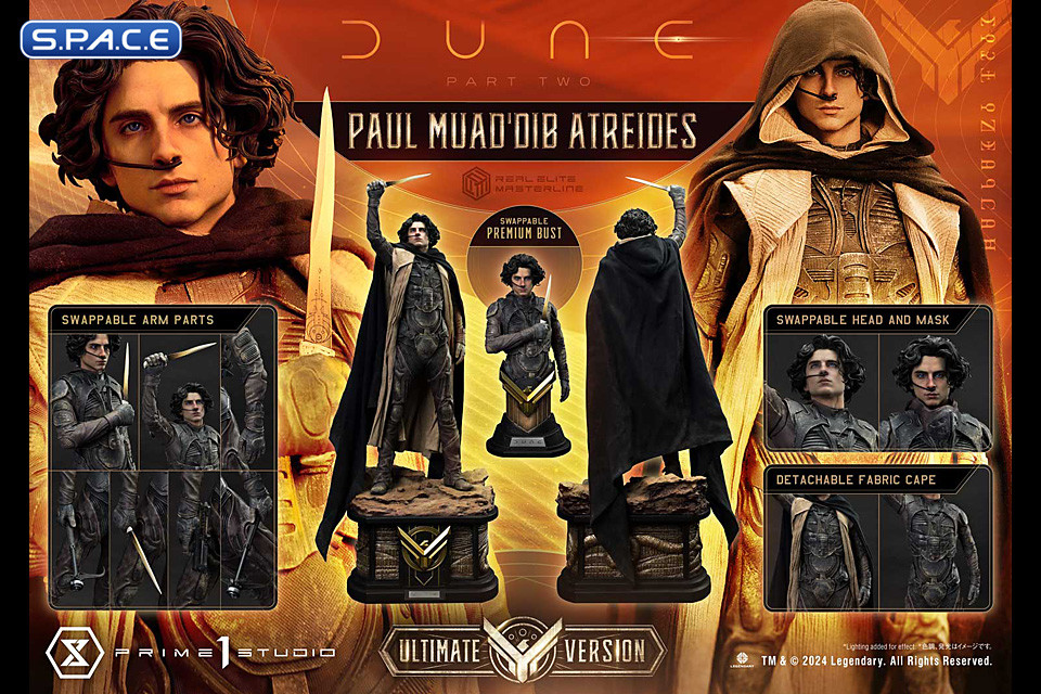 1/3 Scale Paul Atreides Real Elite Masterline Statue - Ultimate Bonus Version (Dune: Part Two)