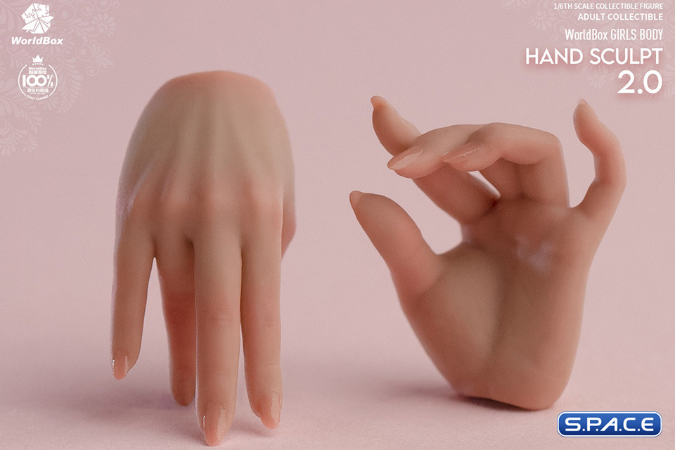 1/6 Scale Hand Set AT209B - light Tan Version