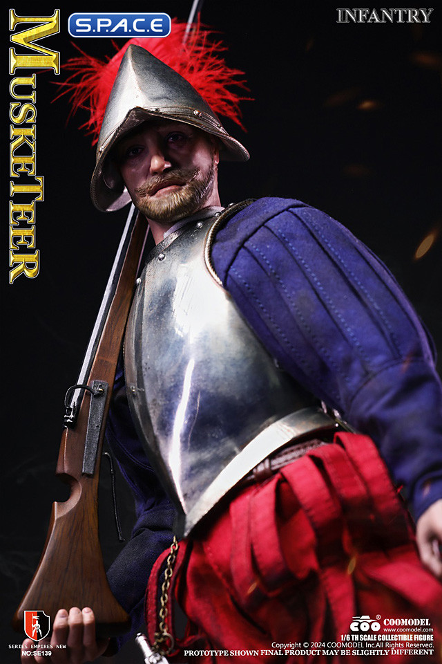 1/6 Scale Spanish Conquistador Musketeer Infantry