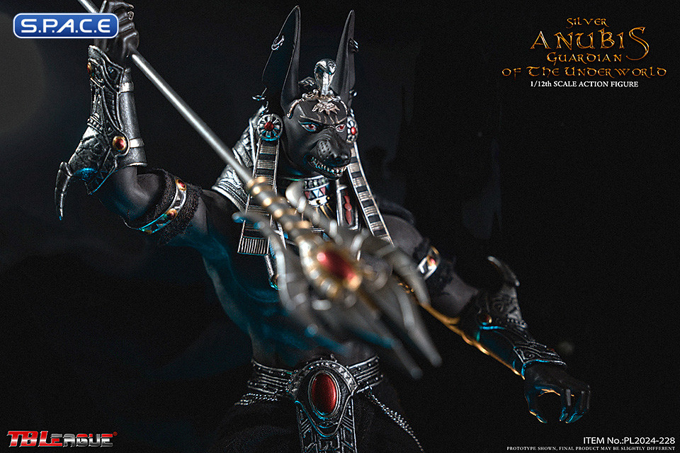 1/12 Scale Silver Anubis - Guardian of the Underworld