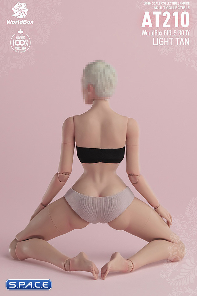 1/6 Scale female Body AT210B (light tan)