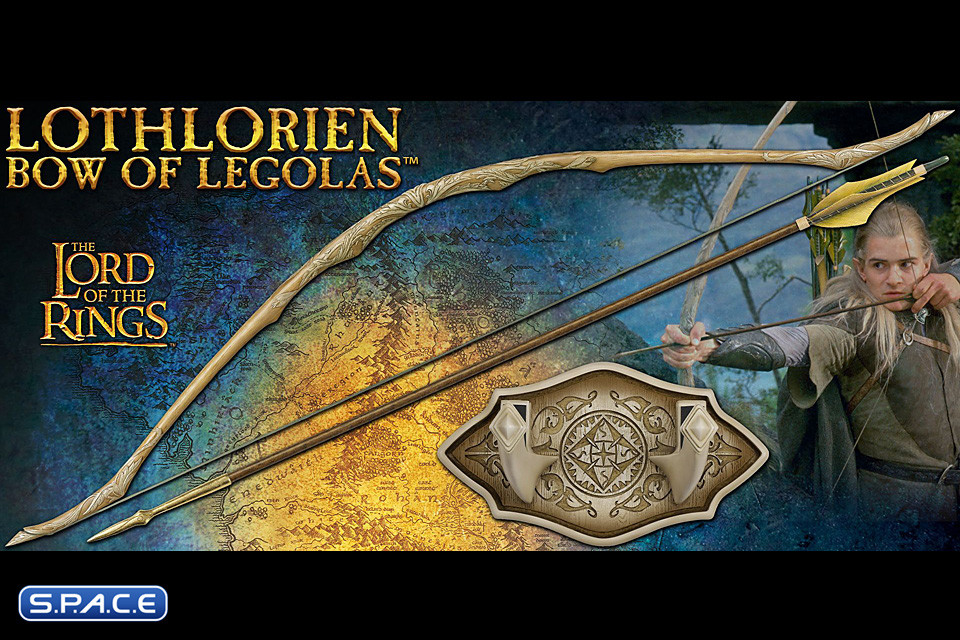 1:1 Lothlorien Bow of Legolas Life-Size Replica (Lord of the Rings)