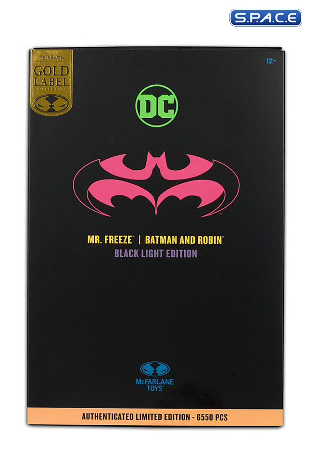 Mr. Freeze from Batman & Robin Gold Label Collection - Black Light Version (DC Multiverse)
