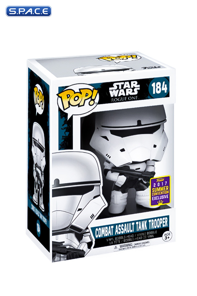 Combat Assault Tank Trooper Pop! #184 Vinyl Bobble-Head SDCC 2017 Exclusive (Rogue One: A Star Wars Story)