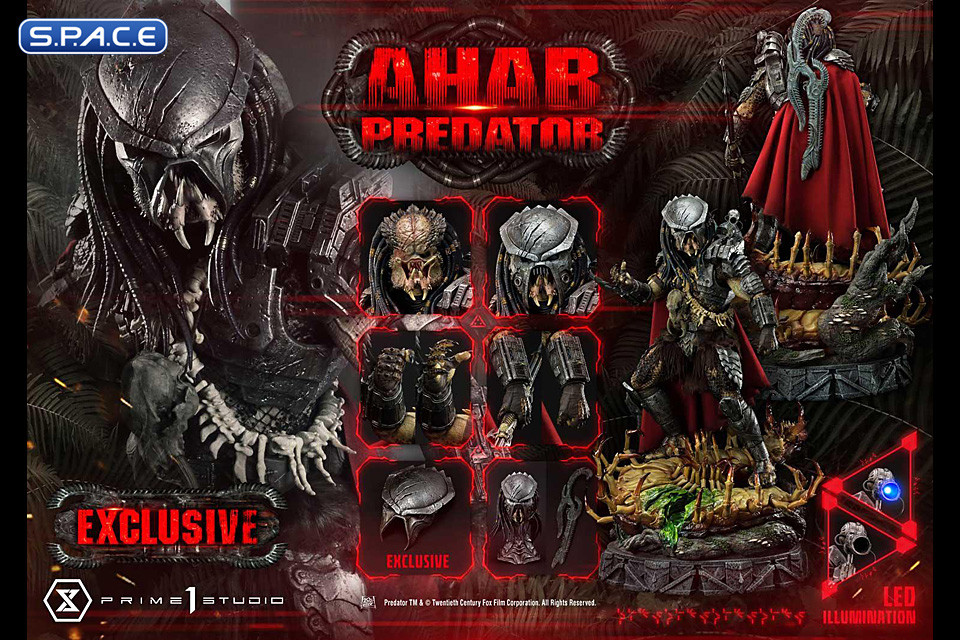 1/4 Scale Ahab Predator Premium Masterline Statue - Exclusive Bonus Version (Predator)