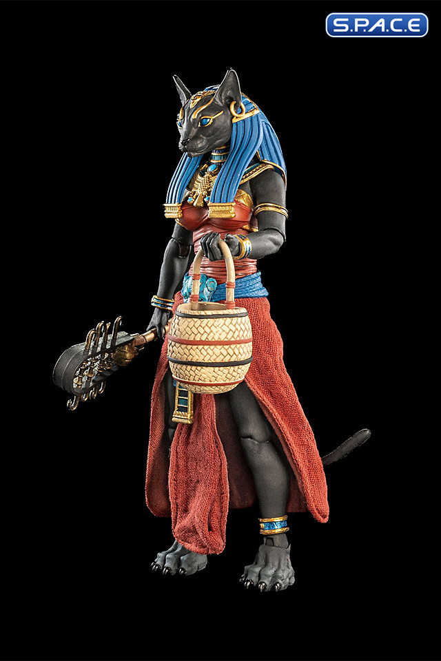 Bastet Gods of Ancient Egypt - black & red (Figura Obscura)