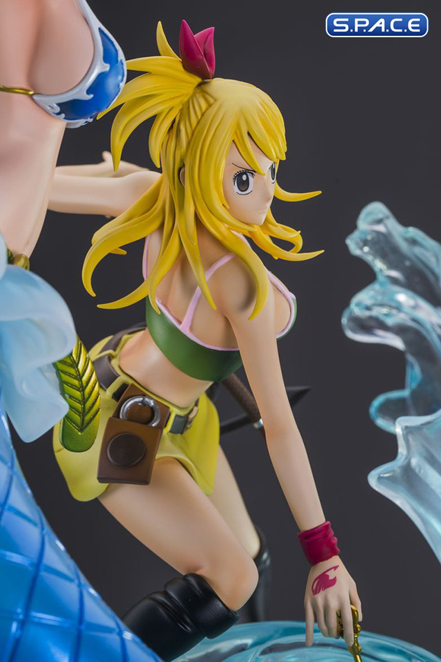 Lucy Heartfilia and Aquarius HQF (Fairy Tail)