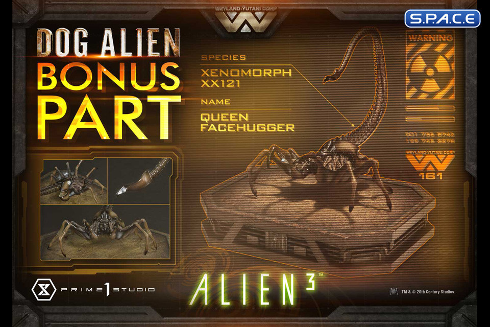 1/3 Scale Dog Alien Museum Masterline XL Statue - Deluxe Bonus Version (Alien 3)
