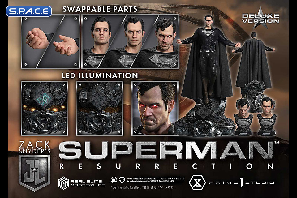 1/3 Scale Superman Resurrection Deluxe Real Elite Masterline Statue - Bonus Version (Zack Snyders Justice League)