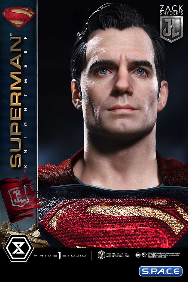 1/3 Scale Superman Knightmare Colors Real Elite Masterline Statue (Justice League)
