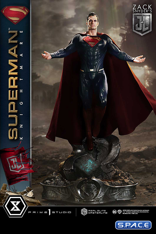 1/3 Scale Superman Knightmare Colors Real Elite Masterline Statue (Justice League)