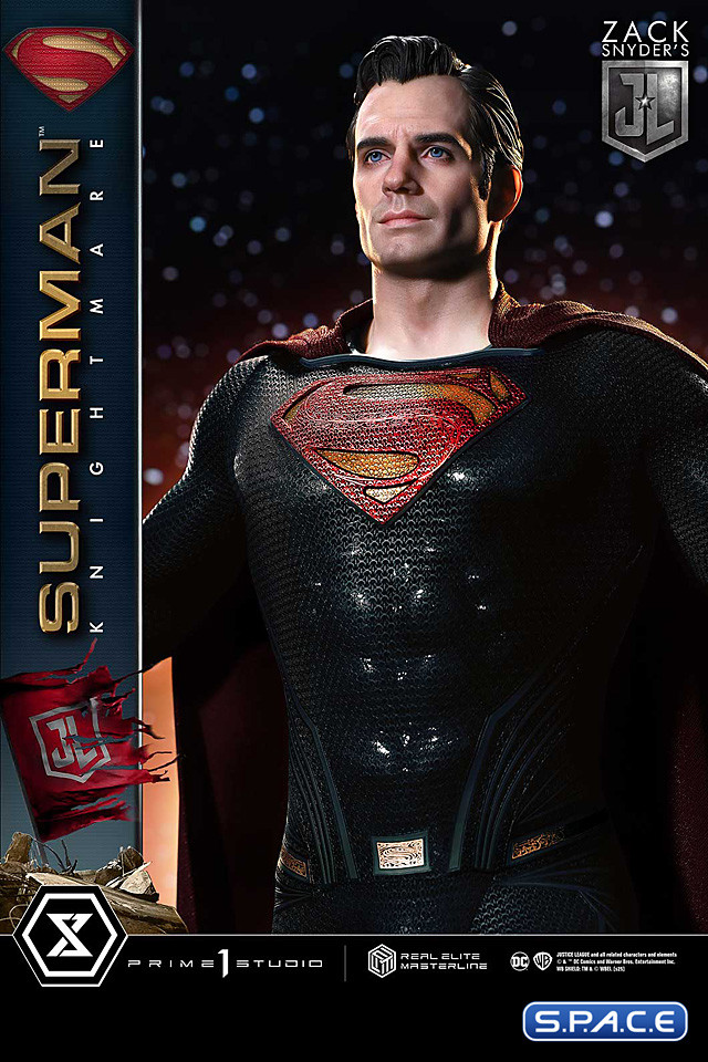 1/3 Scale Superman Knightmare Colors Real Elite Masterline Statue (Justice League)