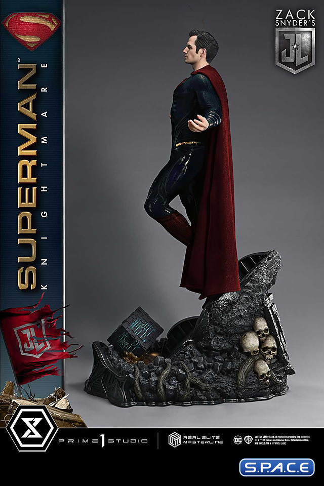 1/3 Scale Superman Knightmare Colors Real Elite Masterline Statue (Justice League)