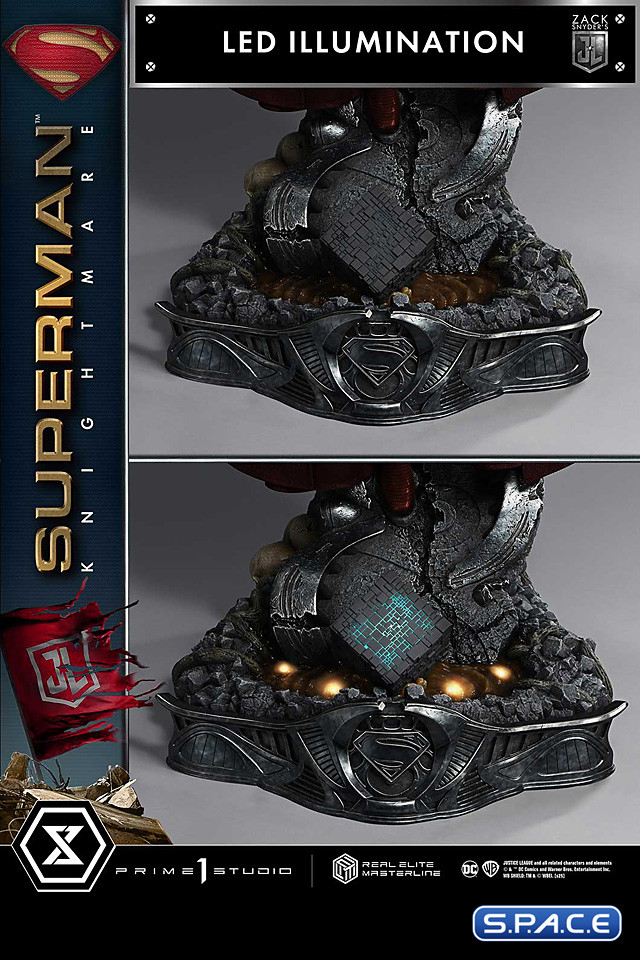 1/3 Scale Superman Knightmare Colors Real Elite Masterline Statue (Justice League)