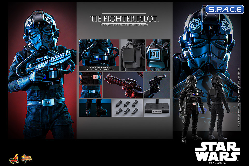 1/6 Scale TIE Fighter Pilot Movie Masterpiece MMS798 (Star Wars)
