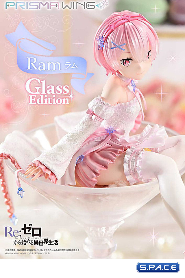 1/7 Scale Ram Prisma Wing PVC Statue - Glass Version (Re:Zero – Starting Life in Another World)