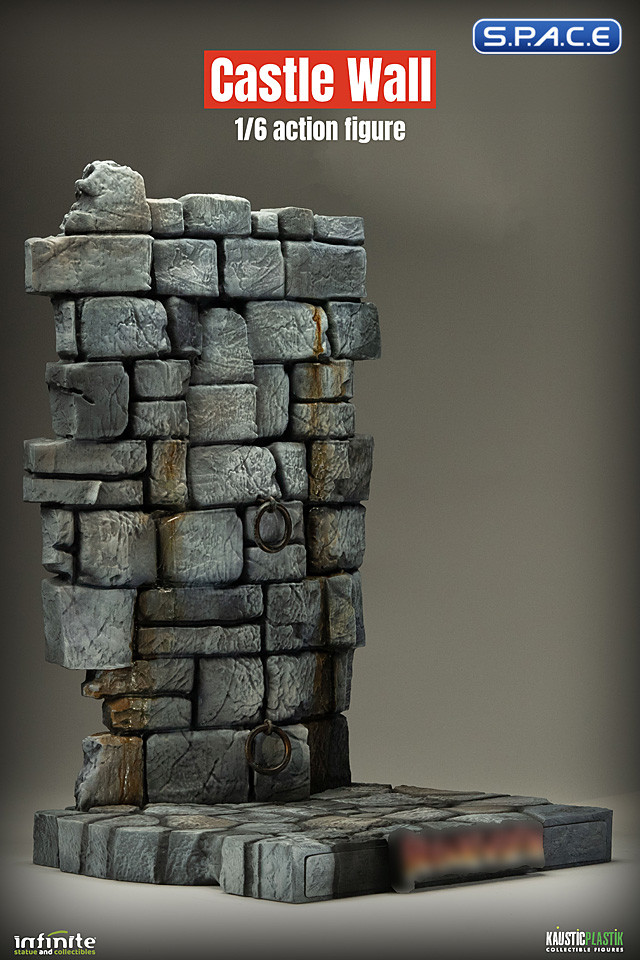 1/6 Scale Castle Wall Diorama
