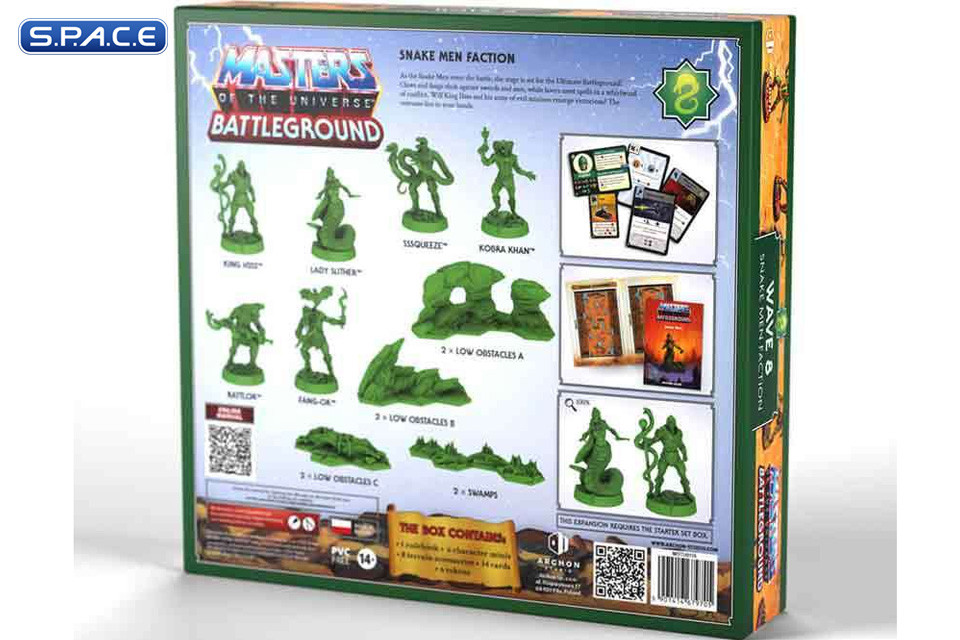 Battleground Board Game Expansion Pack Wave 8 Snake Men - deutsche Version (Masters of the Universe)