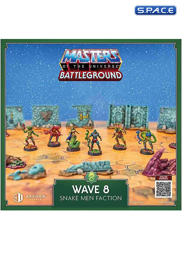 Battleground Board Game Expansion Pack Wave 8 Snake Men - English Version (Masters of the Universe)