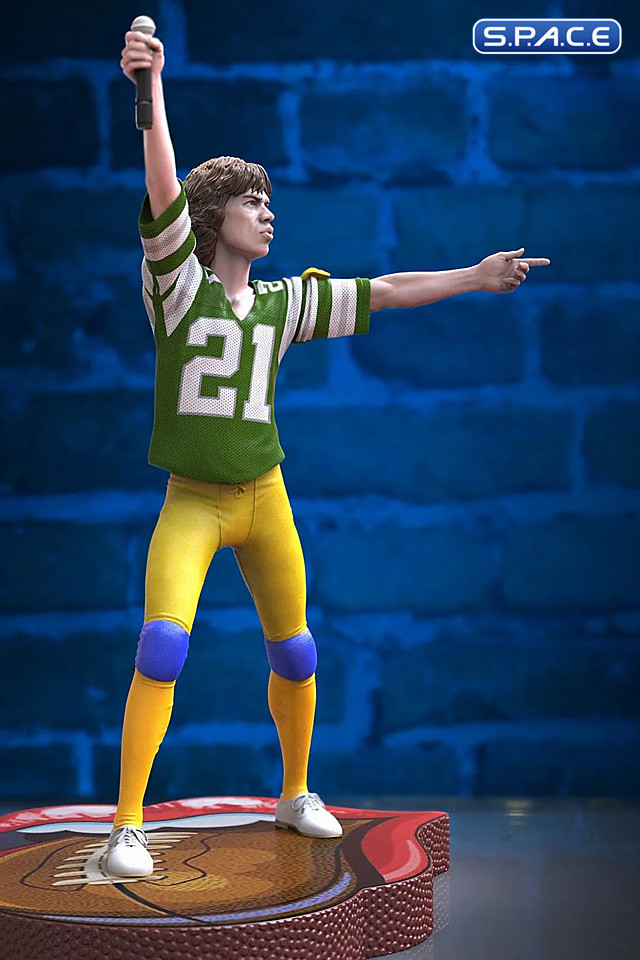 Mick Jagger Rock Iconz Statue - Green Jersey Version (Rolling Stones)