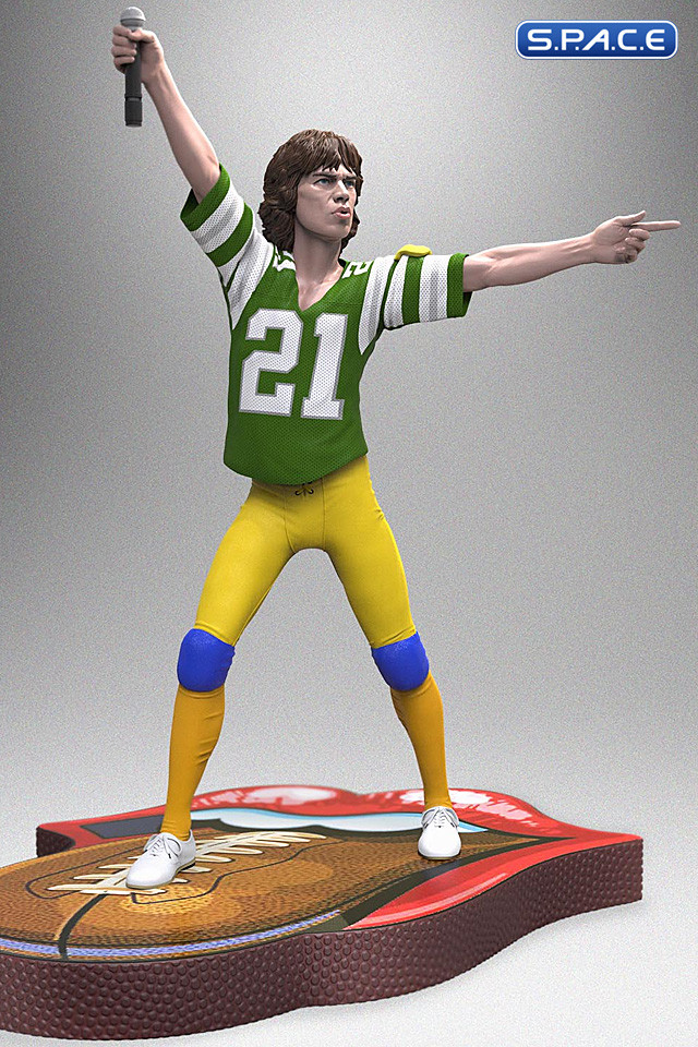 Mick Jagger Rock Iconz Statue - Green Jersey Version (Rolling Stones)