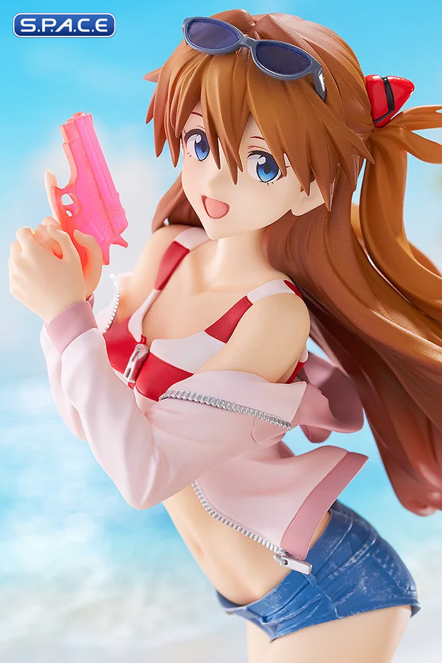 Asuka Shikinami Langley Beach Queens Pop Up Parade L PVC Statue (Rebuild of Evangelion)