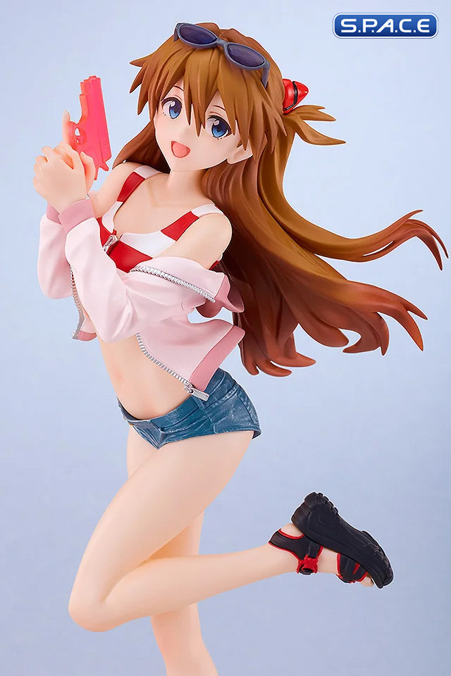 Asuka Shikinami Langley Beach Queens Pop Up Parade L PVC Statue (Rebuild of Evangelion)