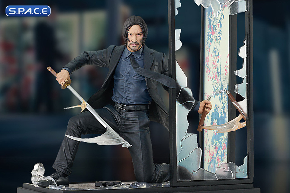 John Wick stained Glass Gallery PVC Statue (John Wick: Chapter 4)