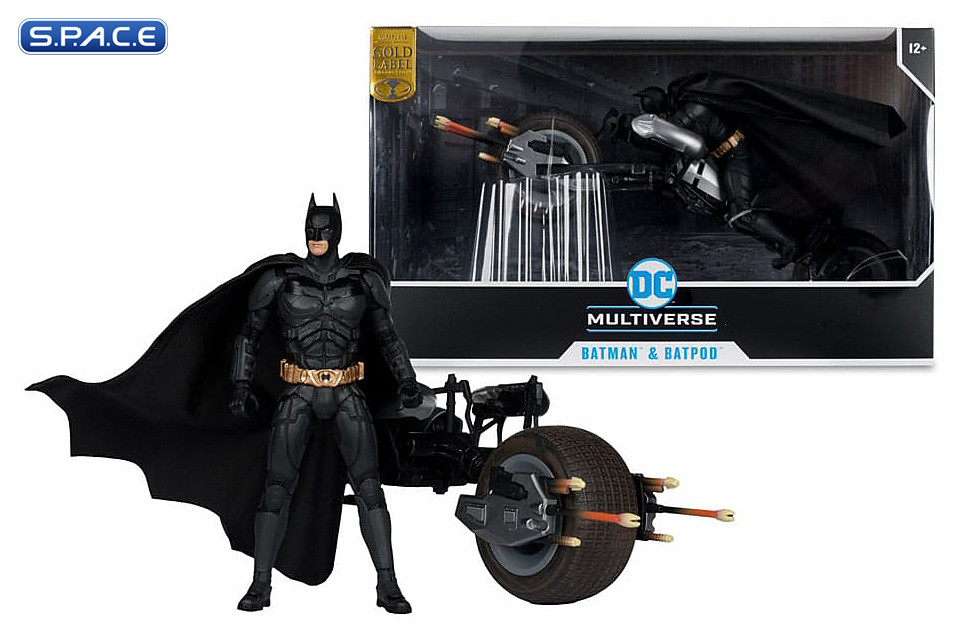 Batman & Batpod from Batman: The Dark Knight (DC Multiverse)