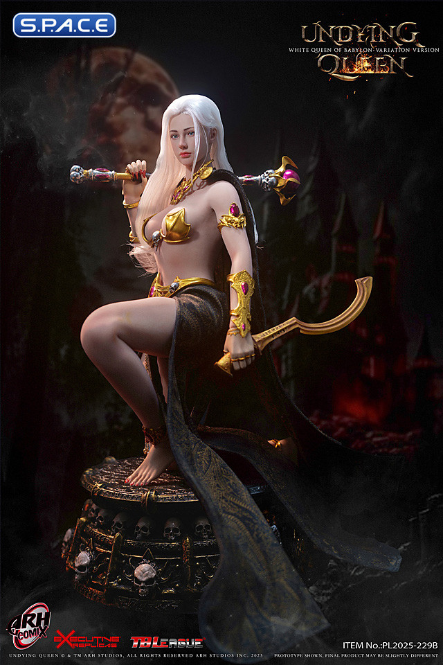 1/6 Scale White Queen of Babylon - Variant Version (Undying Queen)