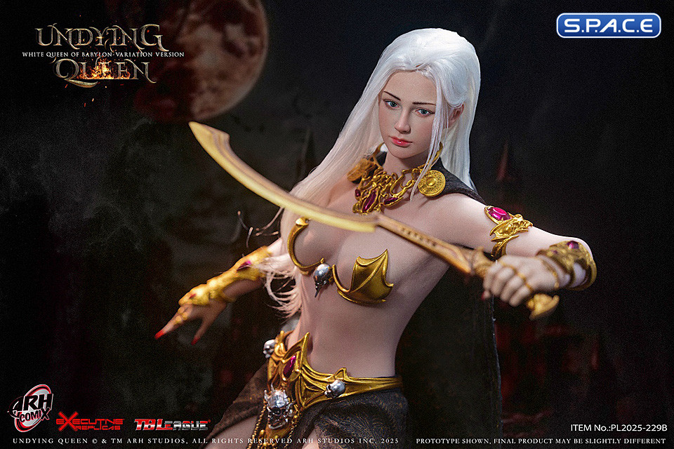 1/6 Scale White Queen of Babylon - Variant Version (Undying Queen)