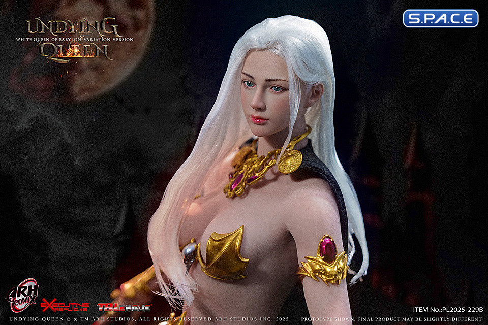 1/6 Scale White Queen of Babylon - Variant Version (Undying Queen)