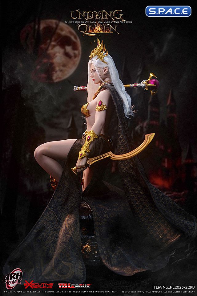 1/6 Scale White Queen of Babylon - Variant Version (Undying Queen)