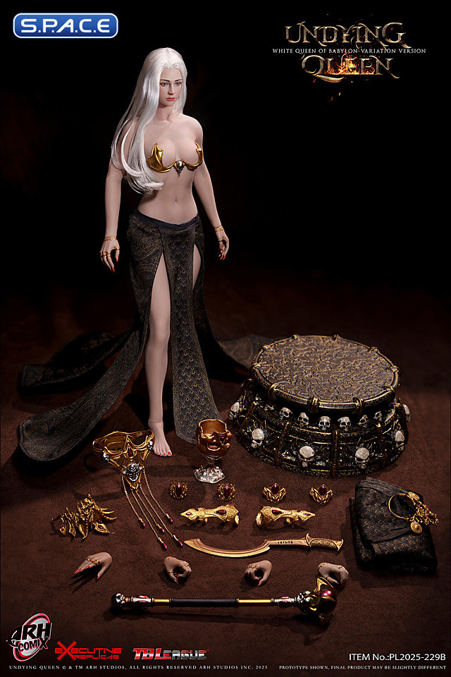 1/6 Scale White Queen of Babylon - Variant Version (Undying Queen)