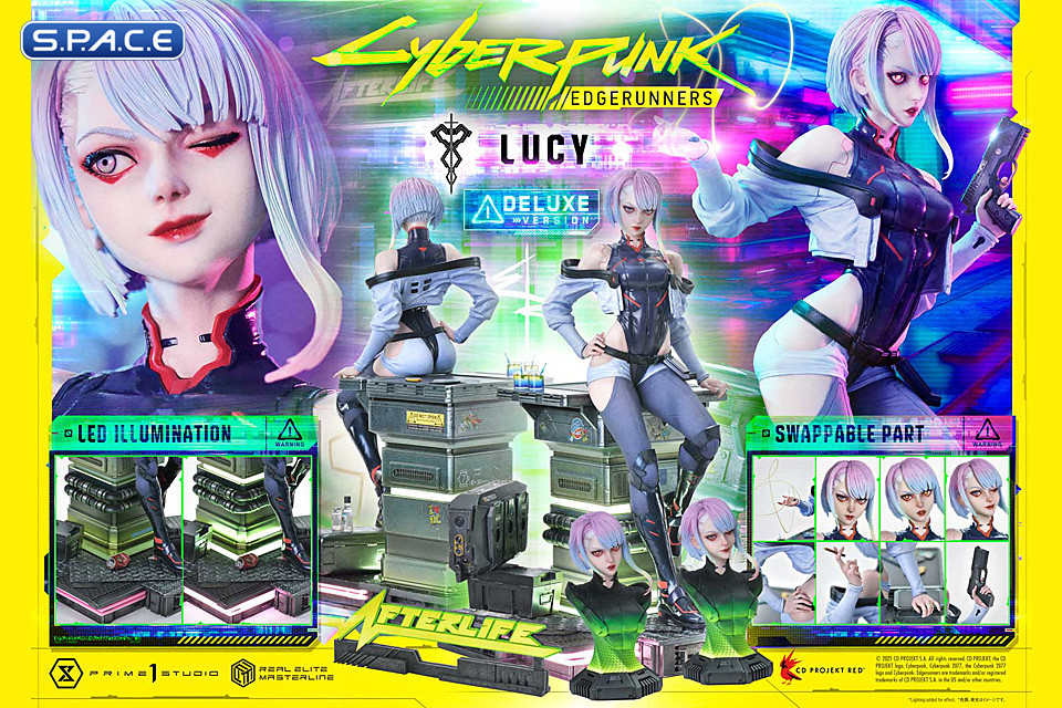 1/4 Scale Lucy Deluxe Real Elite Masterline Statue - Bonus Version (Cyberpunk: Edgerunners)