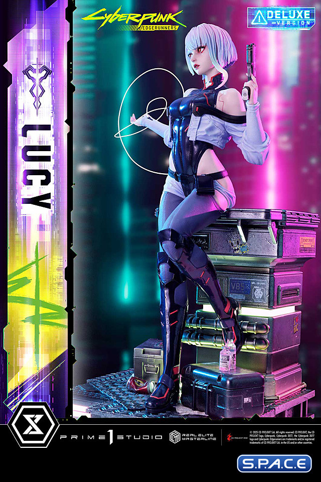 1/4 Scale Lucy Deluxe Real Elite Masterline Statue - Bonus Version (Cyberpunk: Edgerunners)