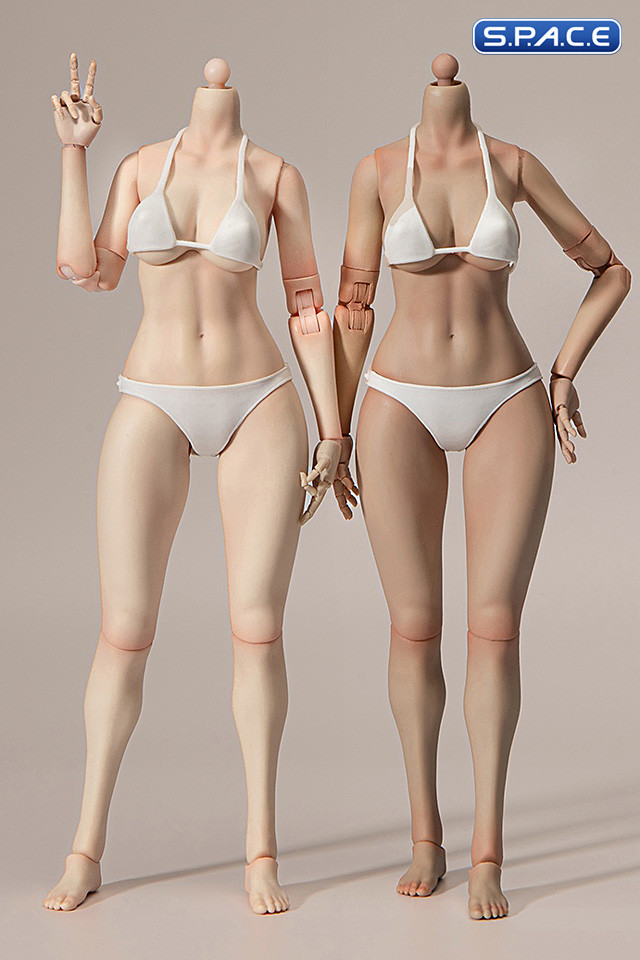 1/6 Scale female Body EC3027-P - medium Bust Version (pale)