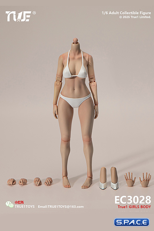 1/6 Scale female Body EC3028-T - large Bust Version (tan)