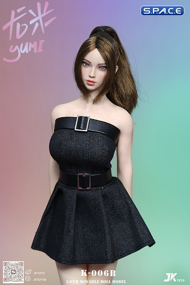 1/6 Scale Yumi Head Sculpt (brown hair)