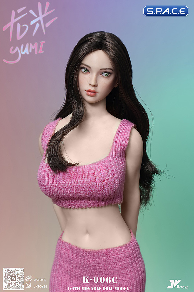 1/6 Scale Yumi Head Sculpt (black hair)